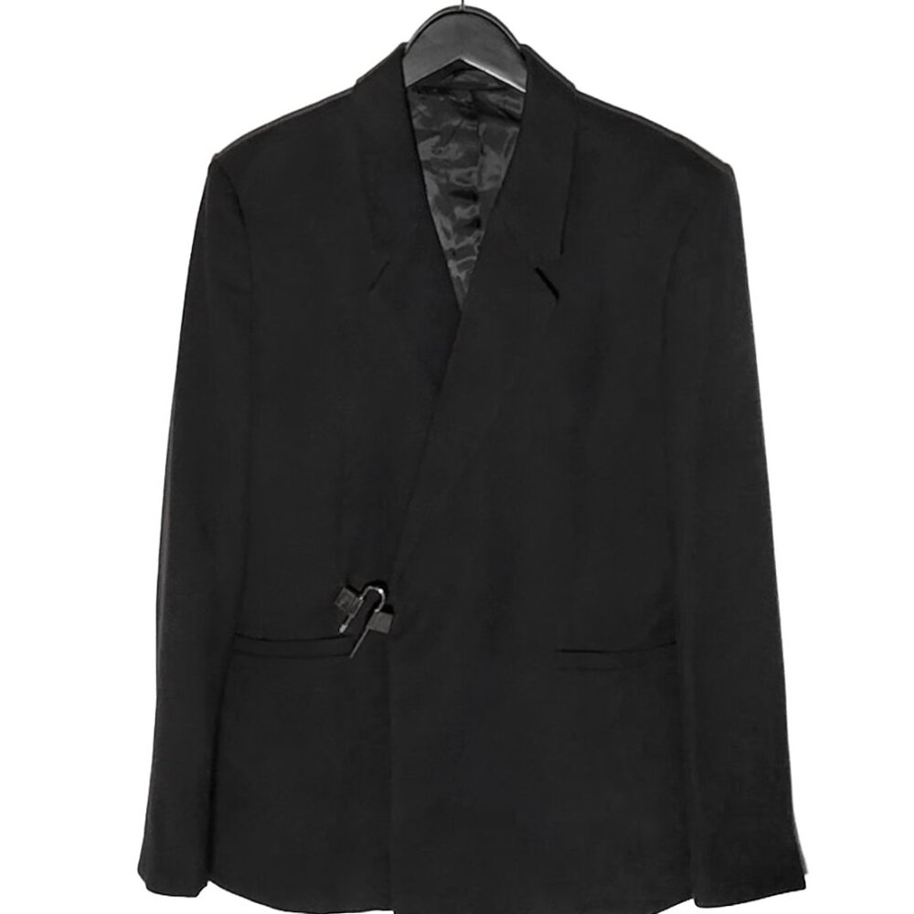 Givenchy Black U-Lock Oversized Blazer